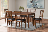 7-PIECE AUBIN DINING SET - ESPRESSO