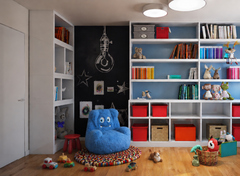 KIDS' CHAIR - BLUE