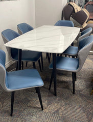 DT-19 Ceramic Dinning Table – 6 Seater