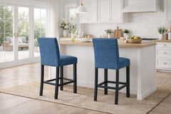 29'' Bar Stool, Set Of 2 - Blue