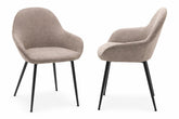 Dining Chair, Set Of 2, Vintage Beige