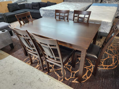 EVA - Wooden Dinning Table - 7 Piece