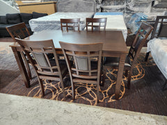 EVA - Wooden Dinning Table - 7 Piece