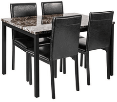 T 1520 Marble 4 Seater Dinning Set