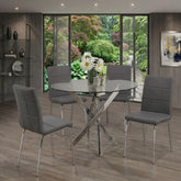 T1447 - Glass Dinning Table