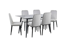DT-19 Ceramic Dinning Table – 6 Seater