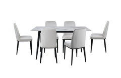 DT-19 Ceramic Dinning Table – 6 Seater