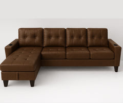 6212 PU Leather 4-seater
