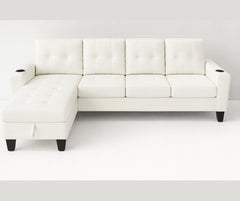 6212 PU Leather 4-seater