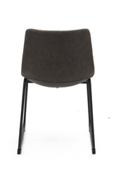 Dining Chair, Set Of 2, Vintage Brown
