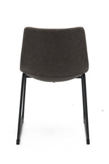 Dining Chair, Set Of 2, Vintage Brown