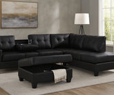 Roma Leather PU Sectional