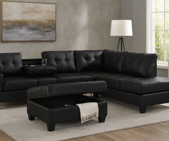 Roma Leather PU Sectional
