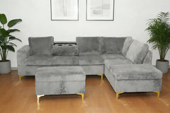 FDI - Lilly Hammer Corduroy with ottoman