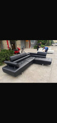 Vegas Sectional 5 Seater PU