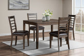 7-PIECE DINING SET - ESPRESSO