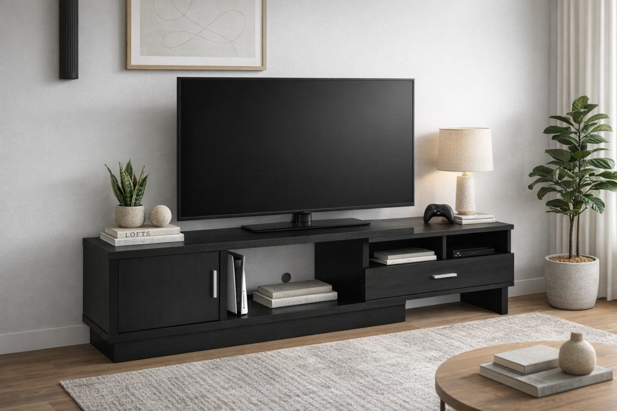 48'' EXPANDABLE TV STAND - DARK CHERRY