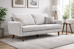 3 SEATER SOFA - LIGHT GREY