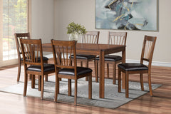 7-PIECE AUBIN DINING SET - ESPRESSO