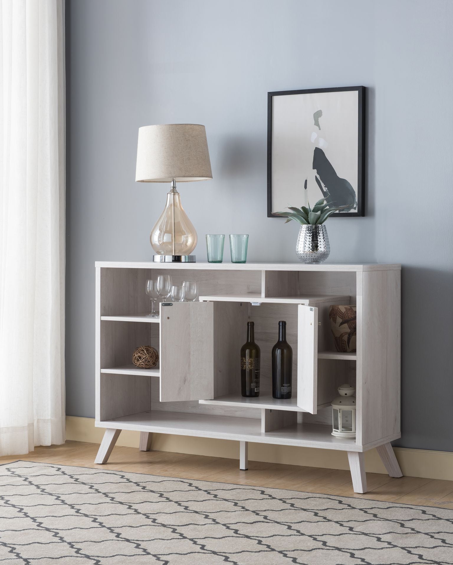 Buffet/Server - White Oak