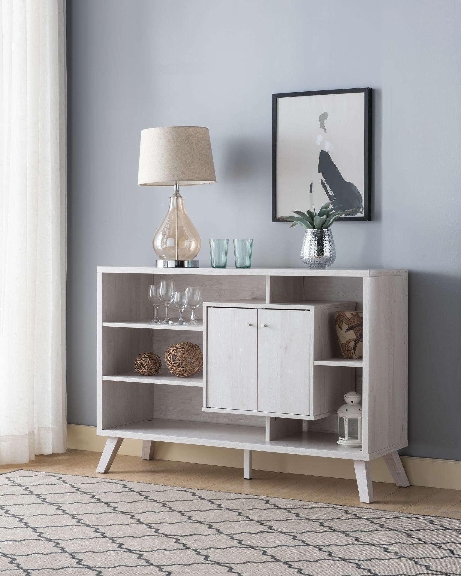 Buffet/Server - White Oak
