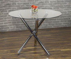 Lilith 5-Piece Contemporary Glass Dining Set