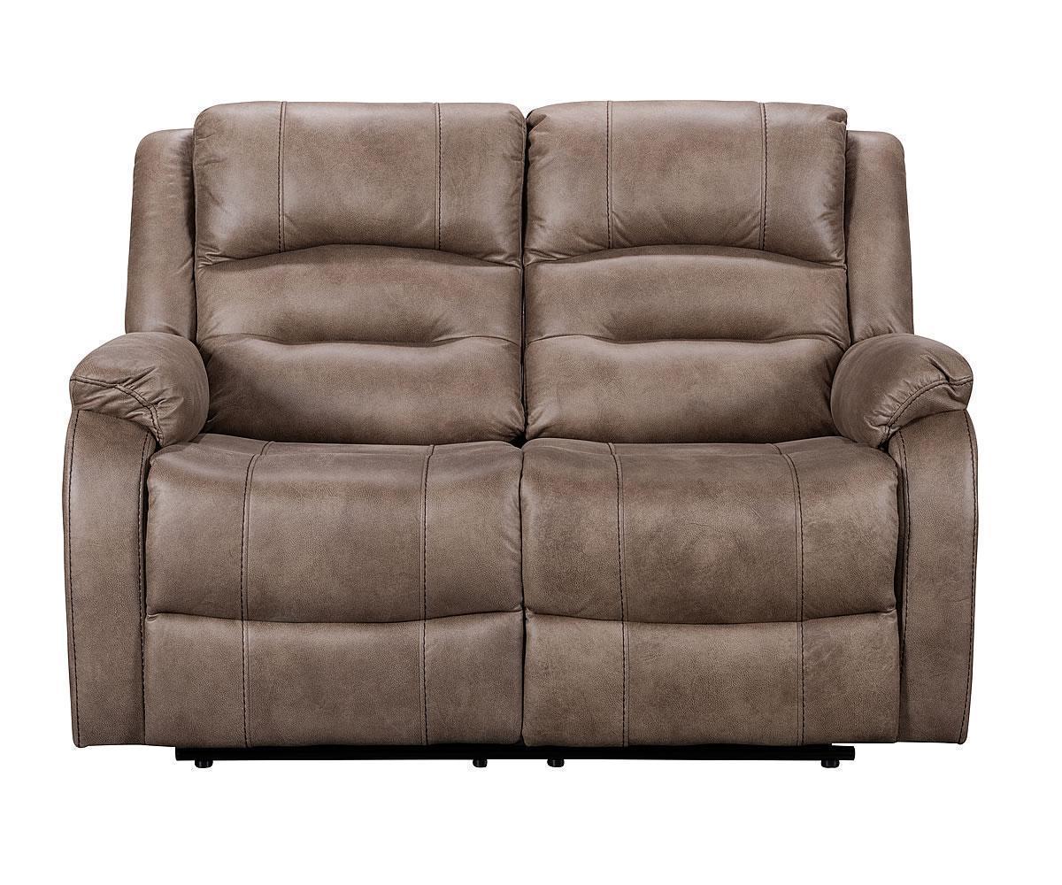 Larissa Caramel Brown Reclining Set 72070