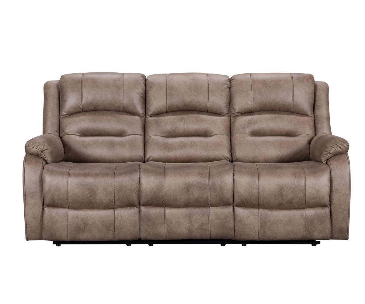 Larissa Caramel Brown Reclining Set 72070