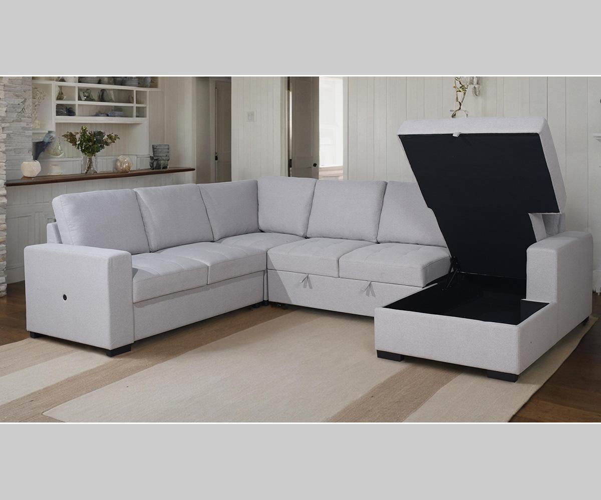 Xander Pull Out Sectional Sofa