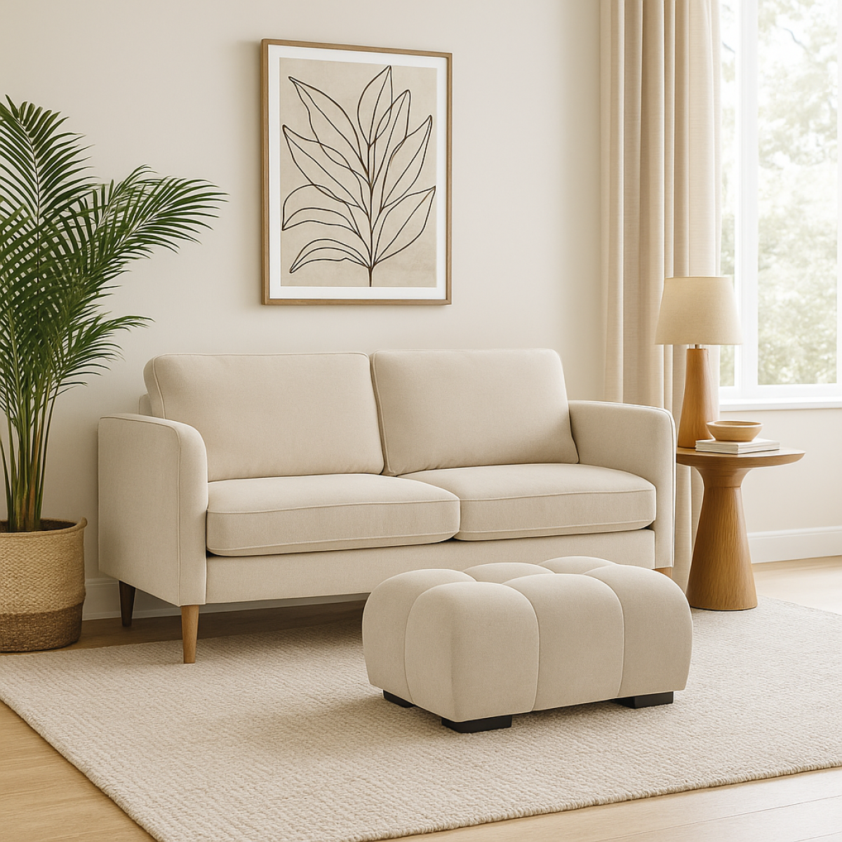 Ottoman - Beige