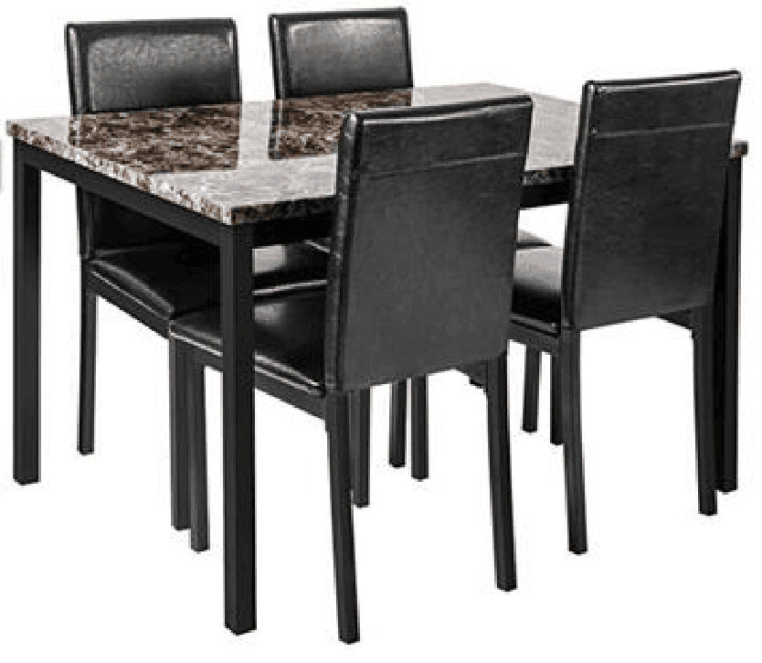 T 1520 Marble 4 Seater Dinning Set