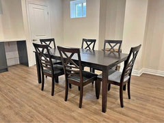 EVA - Wooden Dinning Table - 7 Piece