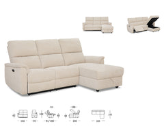 Manoa Power Recliner Sectional 60777