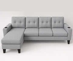 6212 Fabric 4-seater