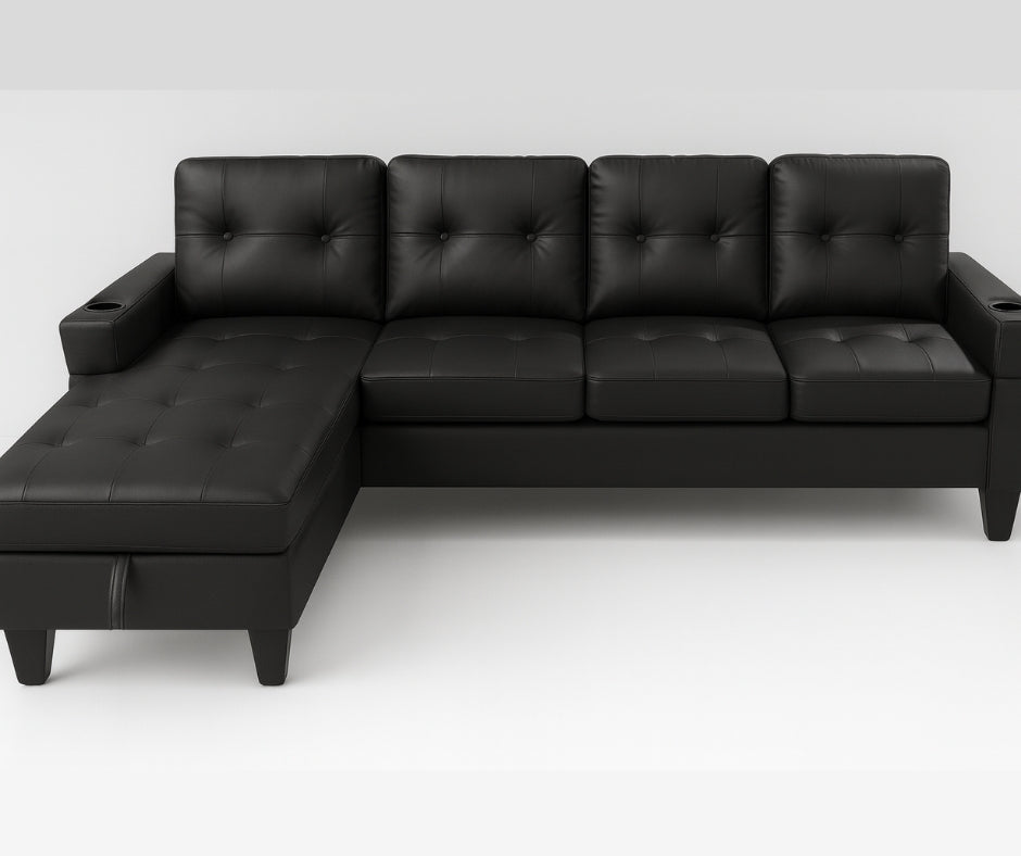 6212 PU Leather 4-seater
