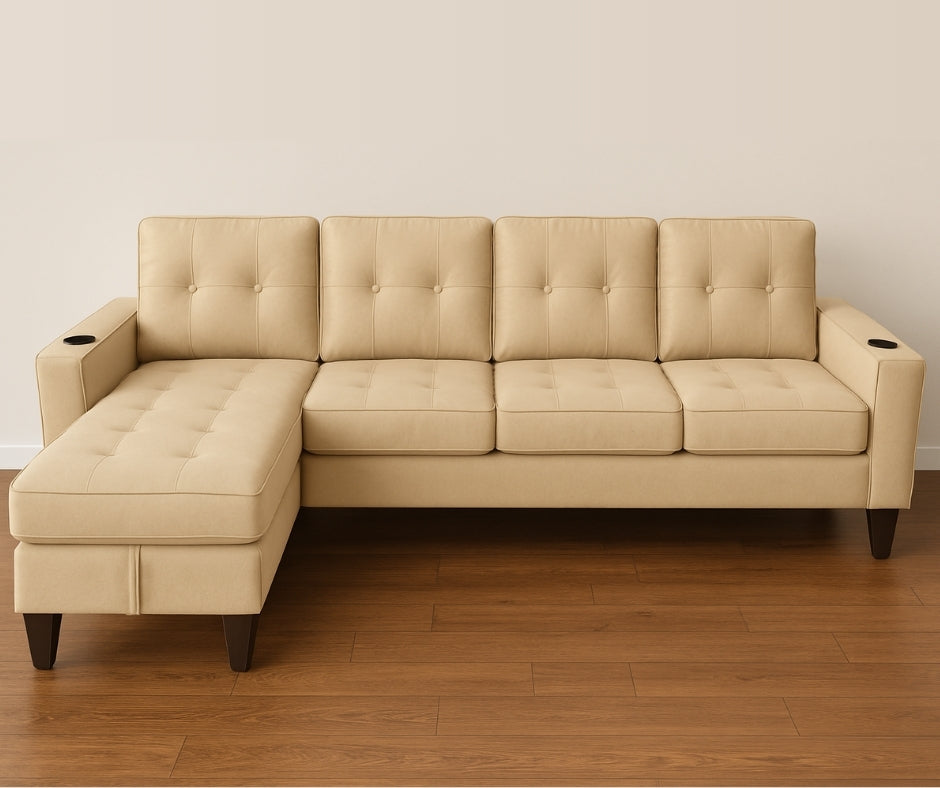6212 PU Leather 4-seater