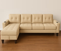 6212 PU Leather 4-seater