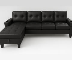 6212 PU Leather 4-seater