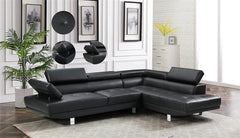 Vegas Sectional 5 Seater PU