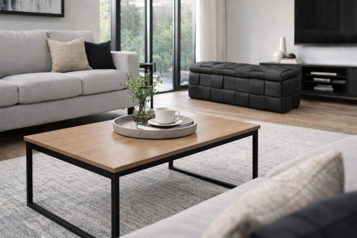 Storage Ottoman - Black