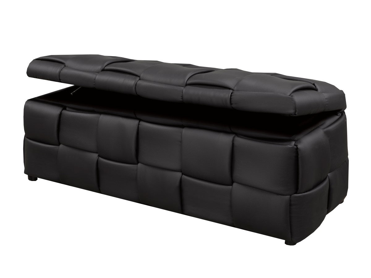 Storage Ottoman - Black