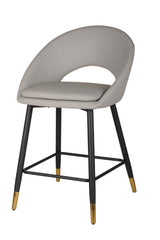 Counter Stool, Set Of 2 - Grey