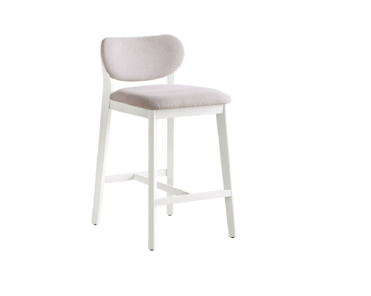 Counter Stool, Set Of 2 - Cream