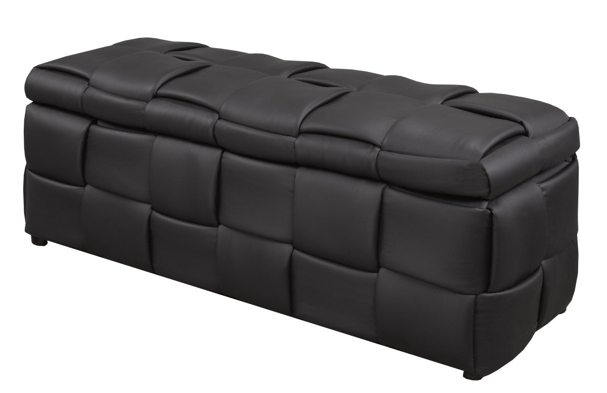 Storage Ottoman - Black