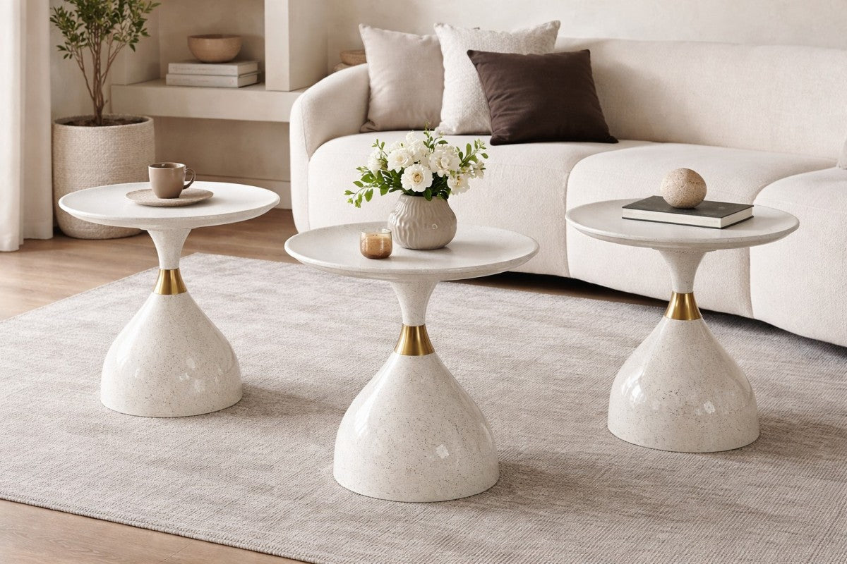 Accent Table - White