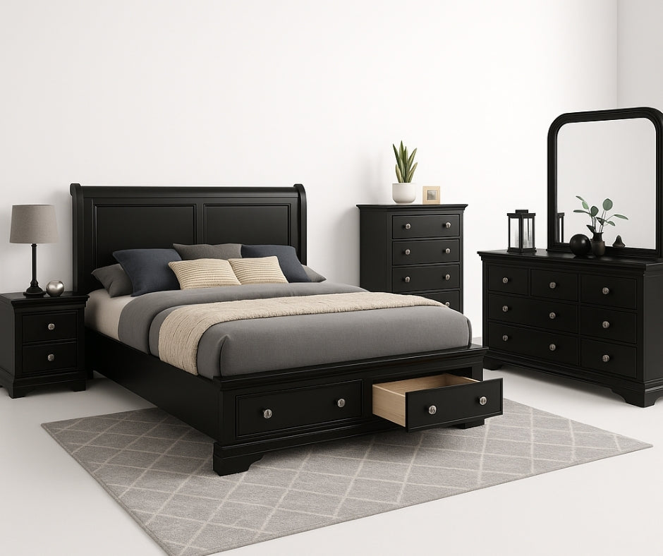 Dexter Bed Room Set ( with storage drawers)