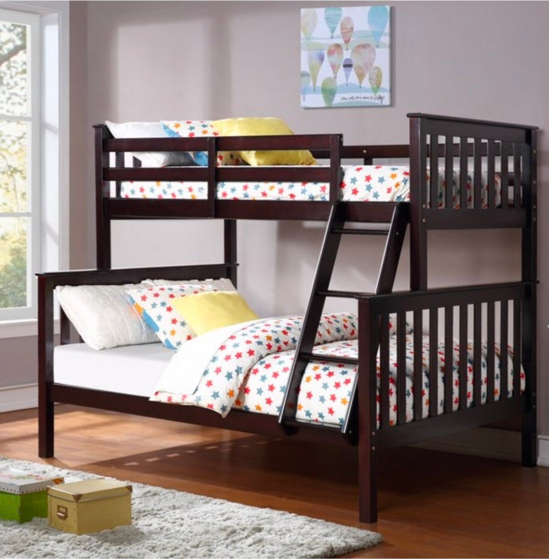 FDI - Wooden Bunk Bed - Single by double without storage