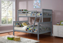 FDI - Wooden Bunk Bed - Single by double without storage