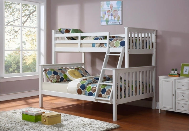 FDI - Wooden Bunk Bed - Single by double without storage