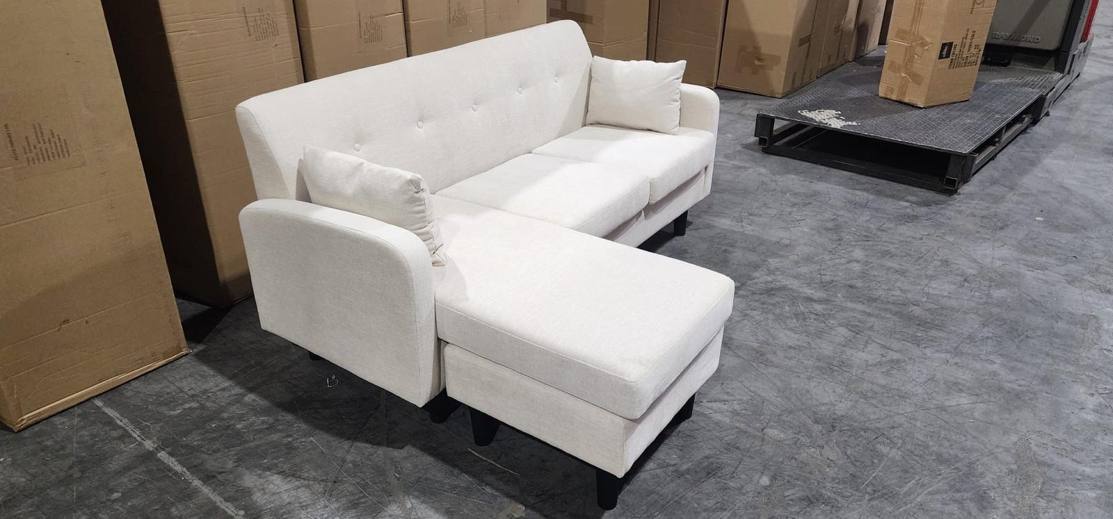 FDI - REERSIBLE 3 SEATER FABRIC SOFA NTE